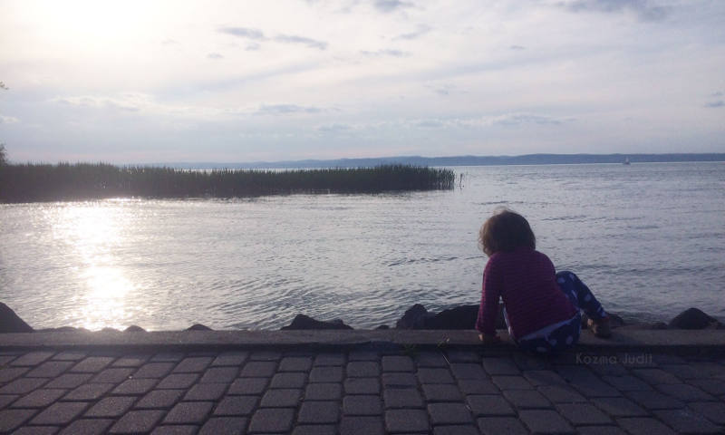 Balaton rossz időben – déli part